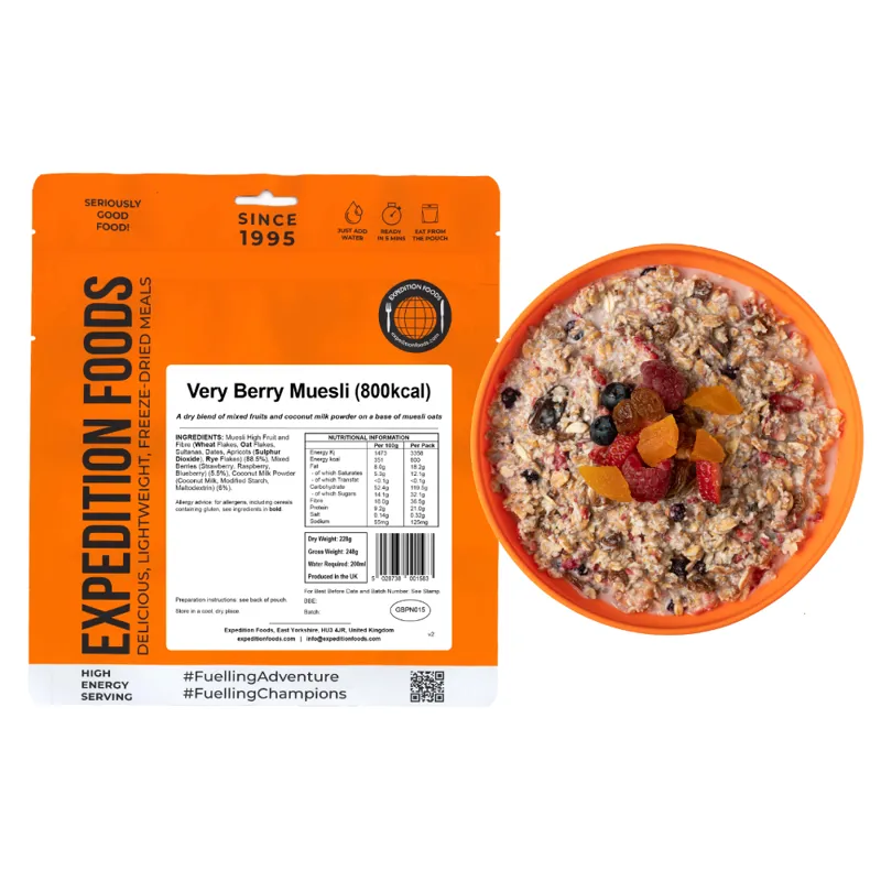 Expedition Foods Very Berry Muesli - 800kcal-2